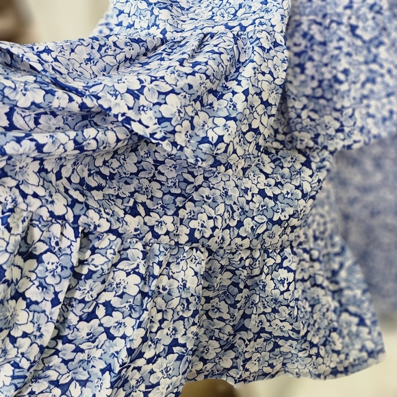 Petal & Pup dress blue white ditsy above the knee dress size 12 - Picture 8 of 15